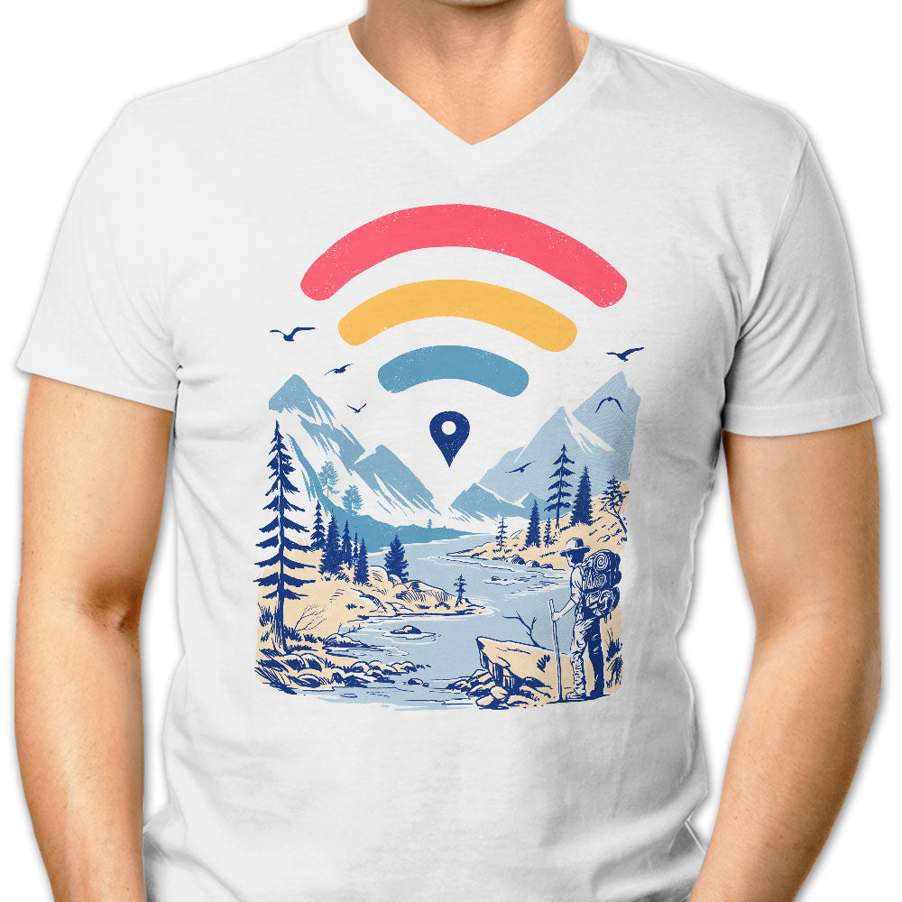 Internet Explorer Men's V-Neck - Adult & Kids T-Shirts, Sweatshirts & Hoodies apparel design preview 1