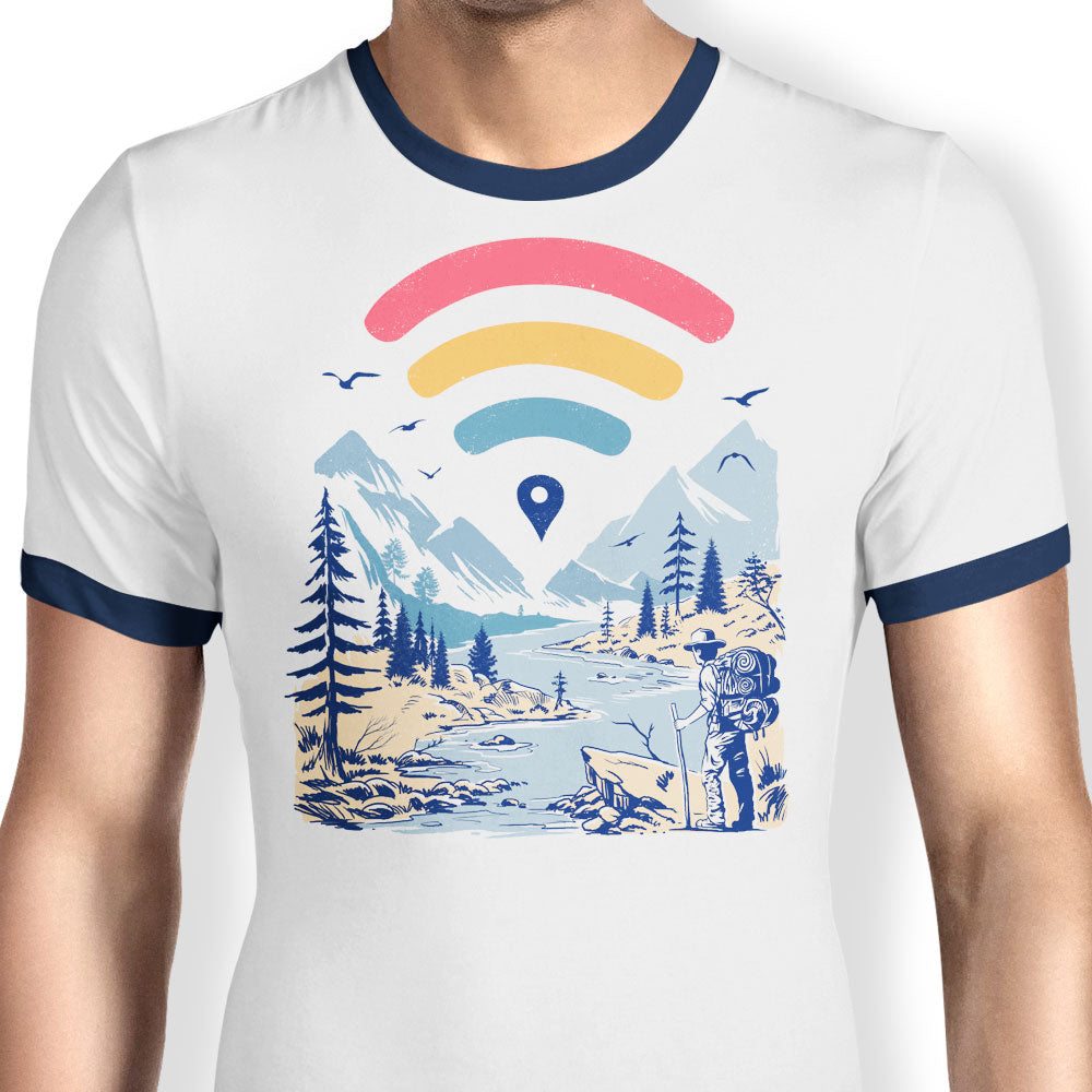 Internet Explorer Ringer - Adult & Kids T-Shirts, Sweatshirts & Hoodies apparel design preview 1
