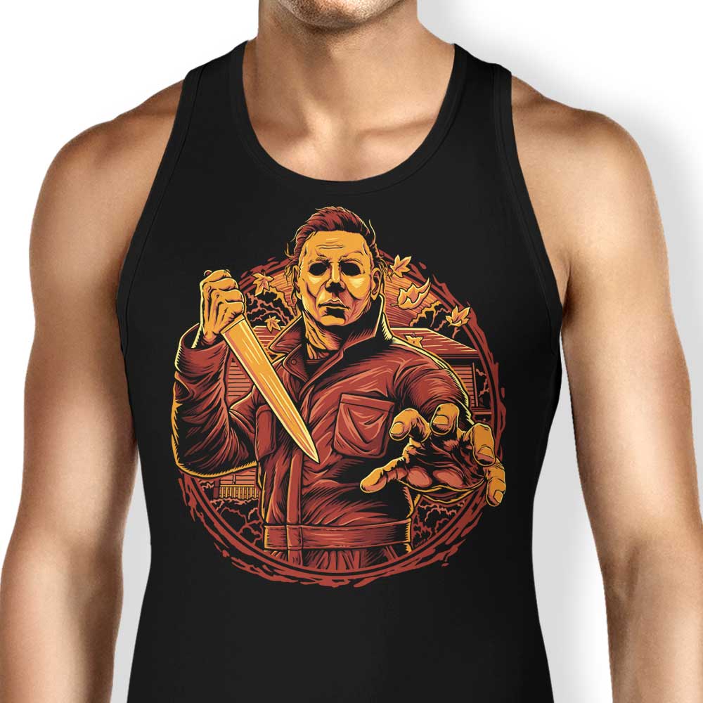Into Haddonfield Tank Top - Adult & Kids T-Shirts, Sweatshirts & Hoodies apparel design preview 1