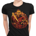 Into Haddonfield Women's Apparel - Adult & Kids T-Shirts, Sweatshirts & Hoodies apparel design preview 1