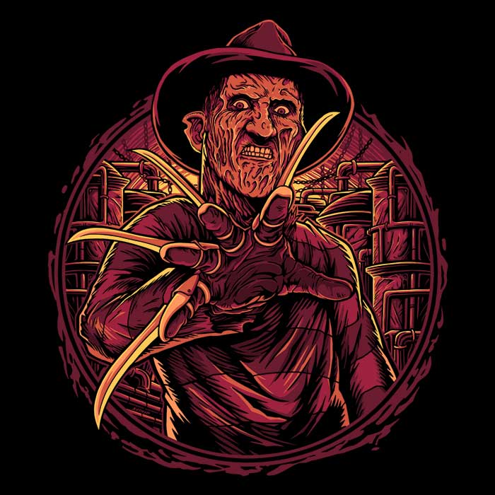 Into the Nightmare Men's V-Neck - Adult & Kids T-Shirts, Sweatshirts & Hoodies apparel design preview 2