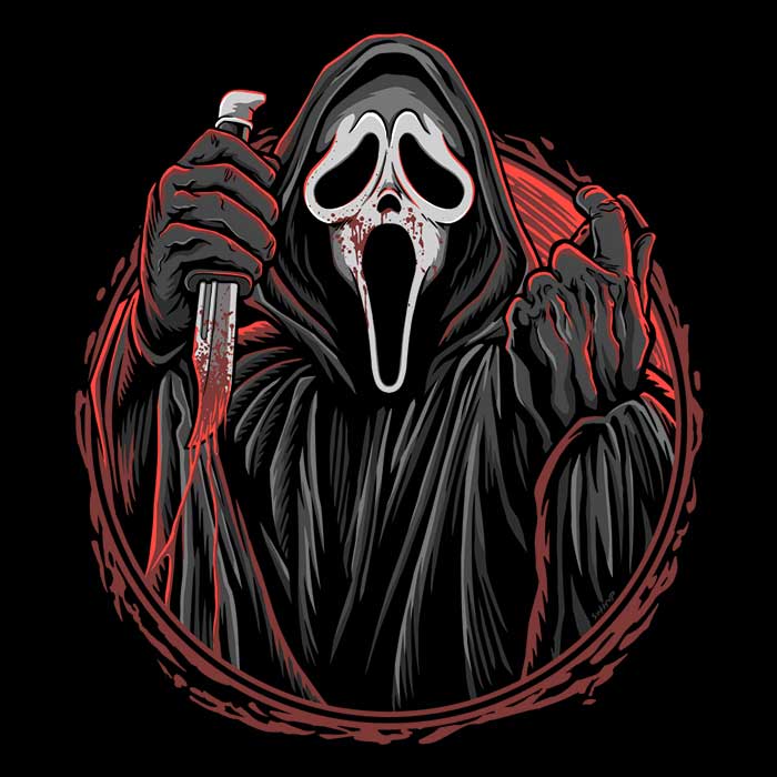 Into Woodsboro Men's Apparel - Adult & Kids T-Shirts, Sweatshirts & Hoodies apparel design preview 2