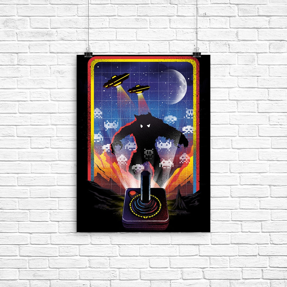 Invader Classic Poster - Adult & Kids T-Shirts, Sweatshirts & Hoodies apparel design preview 1