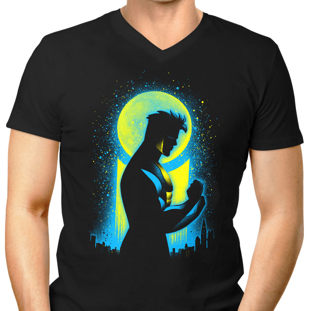 Invincible Boy Men's V-Neck - Adult & Kids T-Shirts, Sweatshirts & Hoodies apparel design preview 1