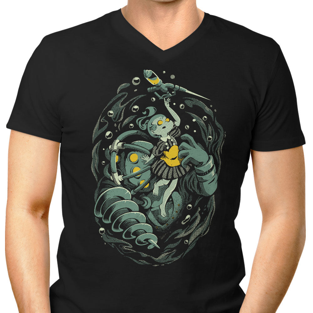 Iron Protector Men's V-Neck - Adult & Kids T-Shirts, Sweatshirts & Hoodies apparel design preview 1
