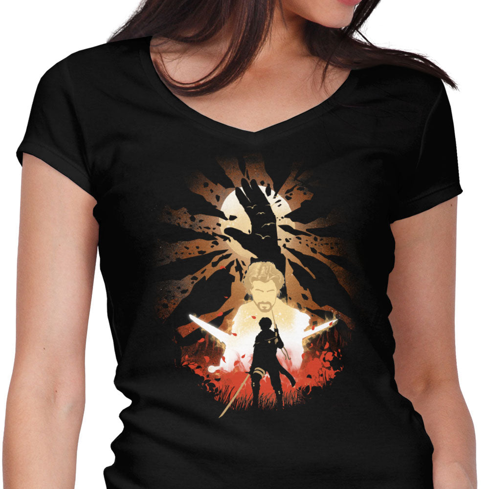 Iron Resolve Women's V-Neck - Adult & Kids T-Shirts, Sweatshirts & Hoodies apparel design preview 1
