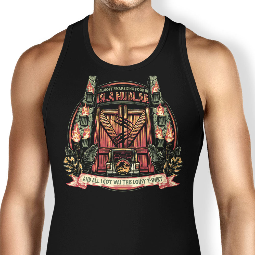 Isla Nublar Souvenir Tank Top - Adult & Kids T-Shirts, Sweatshirts & Hoodies apparel design preview 1