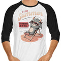 It Reminds Me Of Hell 3/4 Sleeve Raglan - Adult & Kids T-Shirts, Sweatshirts & Hoodies apparel design preview 1