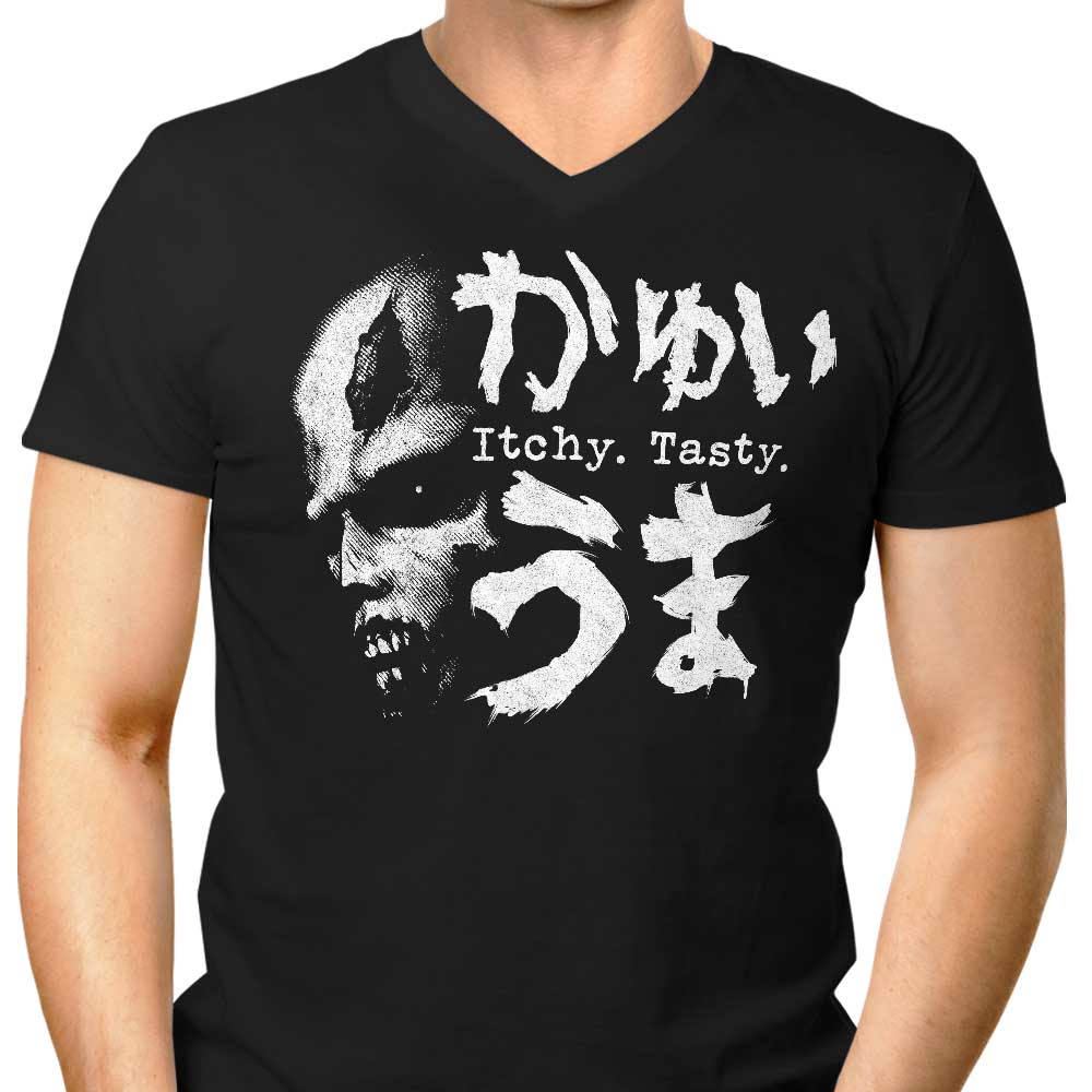 Itchy, Tasty Z Men's V-Neck - Adult & Kids T-Shirts, Sweatshirts & Hoodies apparel design preview 1