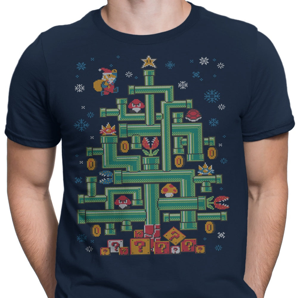It's a Tree Mario Men's Apparel - Adult & Kids T-Shirts, Sweatshirts & Hoodies apparel design preview 2