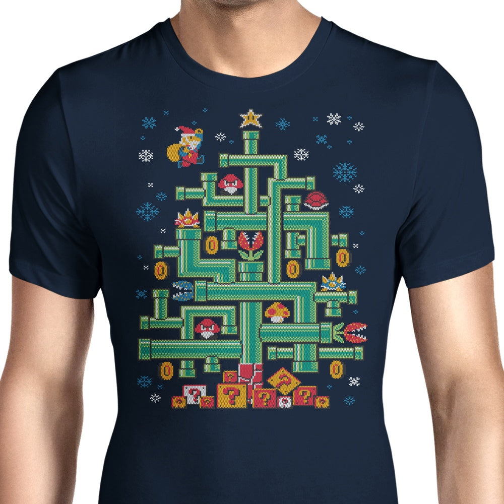 It's a Tree Mario Men's Apparel - Adult & Kids T-Shirts, Sweatshirts & Hoodies apparel design preview 1