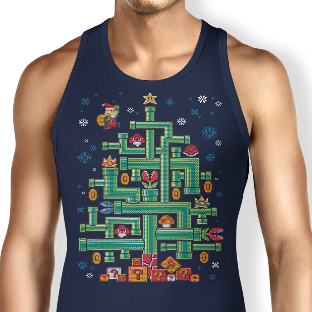 It's a Tree Mario Tank Top - Adult & Kids T-Shirts, Sweatshirts & Hoodies apparel design preview 1