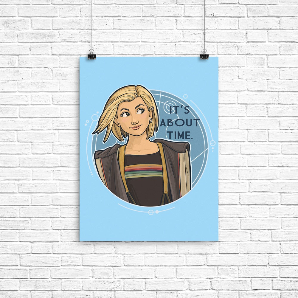 It's About Time Poster - Adult & Kids T-Shirts, Sweatshirts & Hoodies apparel design preview 1
