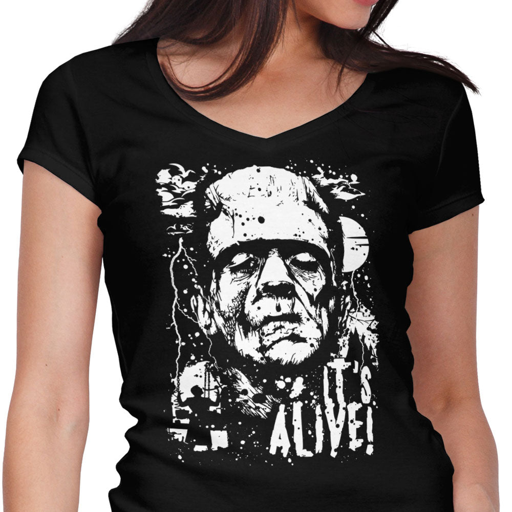 It's Alive Women's V-Neck - Adult & Kids T-Shirts, Sweatshirts & Hoodies apparel design preview 1