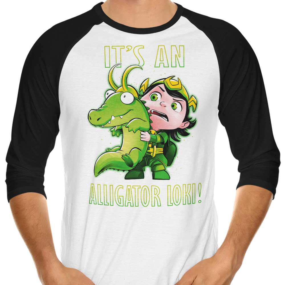 It's an Alligator 3/4 Sleeve Raglan - Adult & Kids T-Shirts, Sweatshirts & Hoodies apparel design preview 1