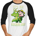 It's an Alligator 3/4 Sleeve Raglan - Adult & Kids T-Shirts, Sweatshirts & Hoodies apparel design preview 1