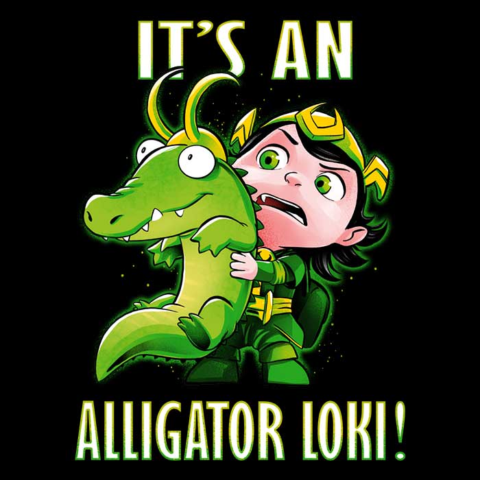 It's an Alligator Men's V-Neck - Adult & Kids T-Shirts, Sweatshirts & Hoodies apparel design preview 2