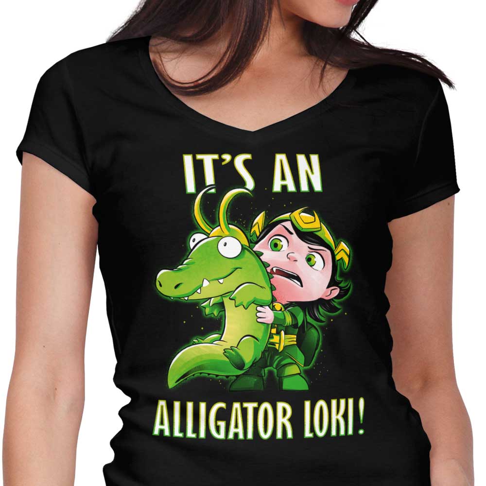 It's an Alligator Women's V-Neck - Adult & Kids T-Shirts, Sweatshirts & Hoodies apparel design preview 1