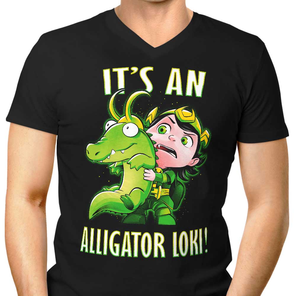 It's an Alligator Men's V-Neck - Adult & Kids T-Shirts, Sweatshirts & Hoodies apparel design preview 1