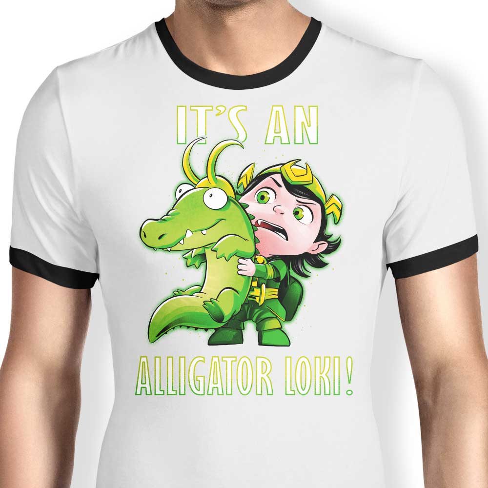 It's an Alligator Ringer - Adult & Kids T-Shirts, Sweatshirts & Hoodies apparel design preview 1