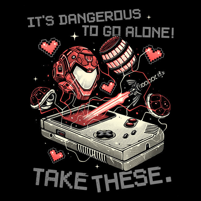 It's Dangerous Take These - Adult & Kids T-Shirts, Sweatshirts & Hoodies apparel design preview 2