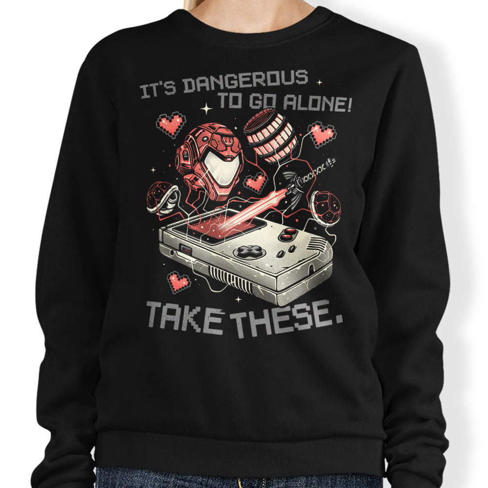 It's Dangerous Take These - Adult & Kids T-Shirts, Sweatshirts & Hoodies apparel design preview 1