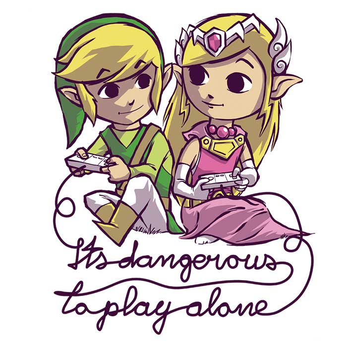 It's Dangerous to Play Alone Tank Top - Adult & Kids T-Shirts, Sweatshirts & Hoodies apparel design preview 2