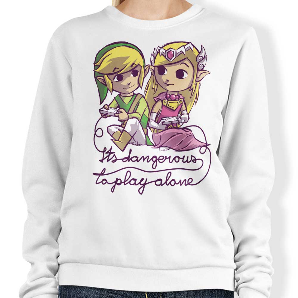 It's Dangerous to Play Alone - Adult & Kids T-Shirts, Sweatshirts & Hoodies apparel design preview 1