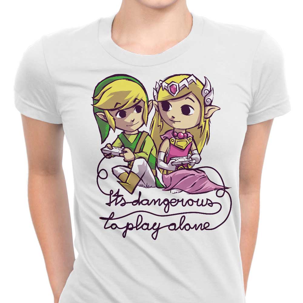 It's Dangerous to Play Alone Women's Apparel - Adult & Kids T-Shirts, Sweatshirts & Hoodies apparel design preview 1