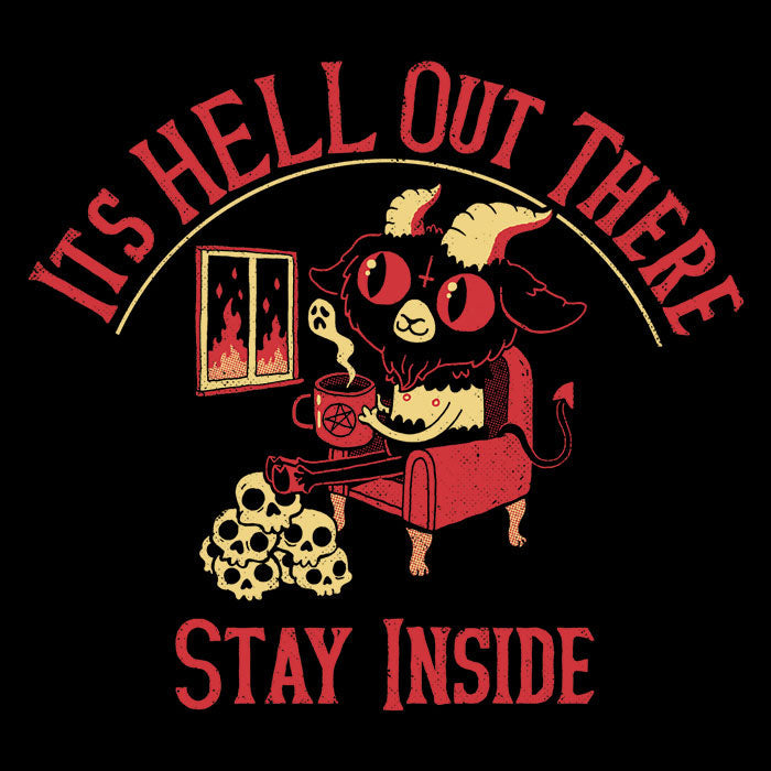 It's Hell Out There Women's V-Neck - Adult & Kids T-Shirts, Sweatshirts & Hoodies apparel design preview 2