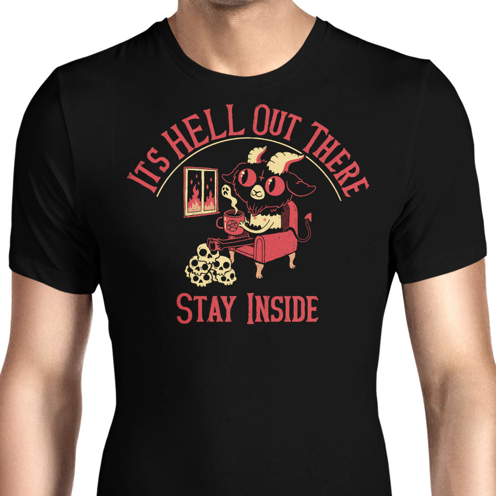 It's Hell Out There Men's Apparel - Adult & Kids T-Shirts, Sweatshirts & Hoodies apparel design preview 1