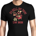 It's Hell Out There Men's Apparel - Adult & Kids T-Shirts, Sweatshirts & Hoodies apparel design preview 1
