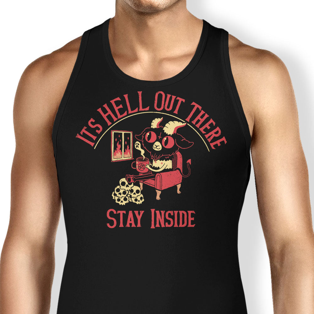 It's Hell Out There Tank Top - Adult & Kids T-Shirts, Sweatshirts & Hoodies apparel design preview 1