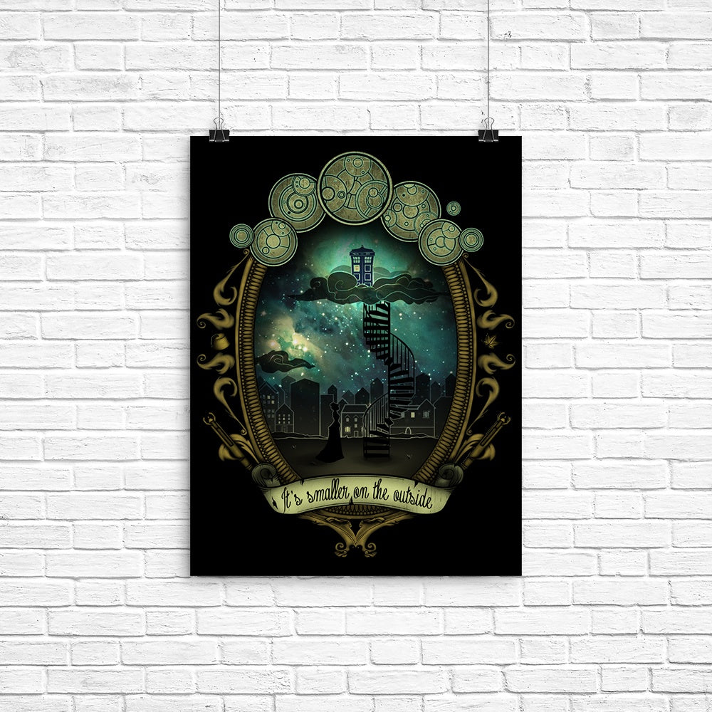 It's Smaller on the Outside Poster - Adult & Kids T-Shirts, Sweatshirts & Hoodies apparel design preview 1