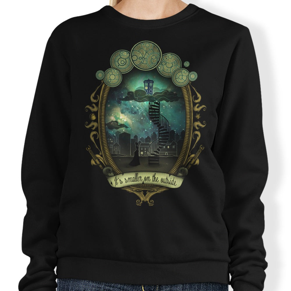 It's Smaller on the Outside - Adult & Kids T-Shirts, Sweatshirts & Hoodies apparel design preview 1