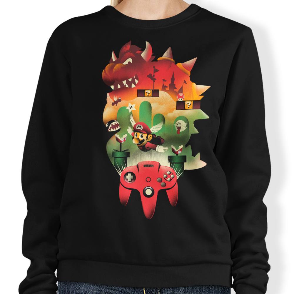 It's-a Me, 64 - Adult & Kids T-Shirts, Sweatshirts & Hoodies apparel design preview 1