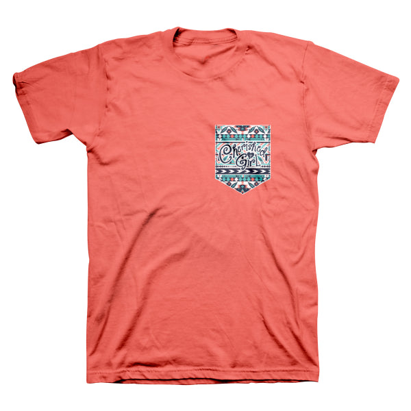 Cherished Girl Jesus Christ Monogram Girlie Christian - Adult & Kids T-Shirts, Sweatshirts & Hoodies apparel design preview 2
