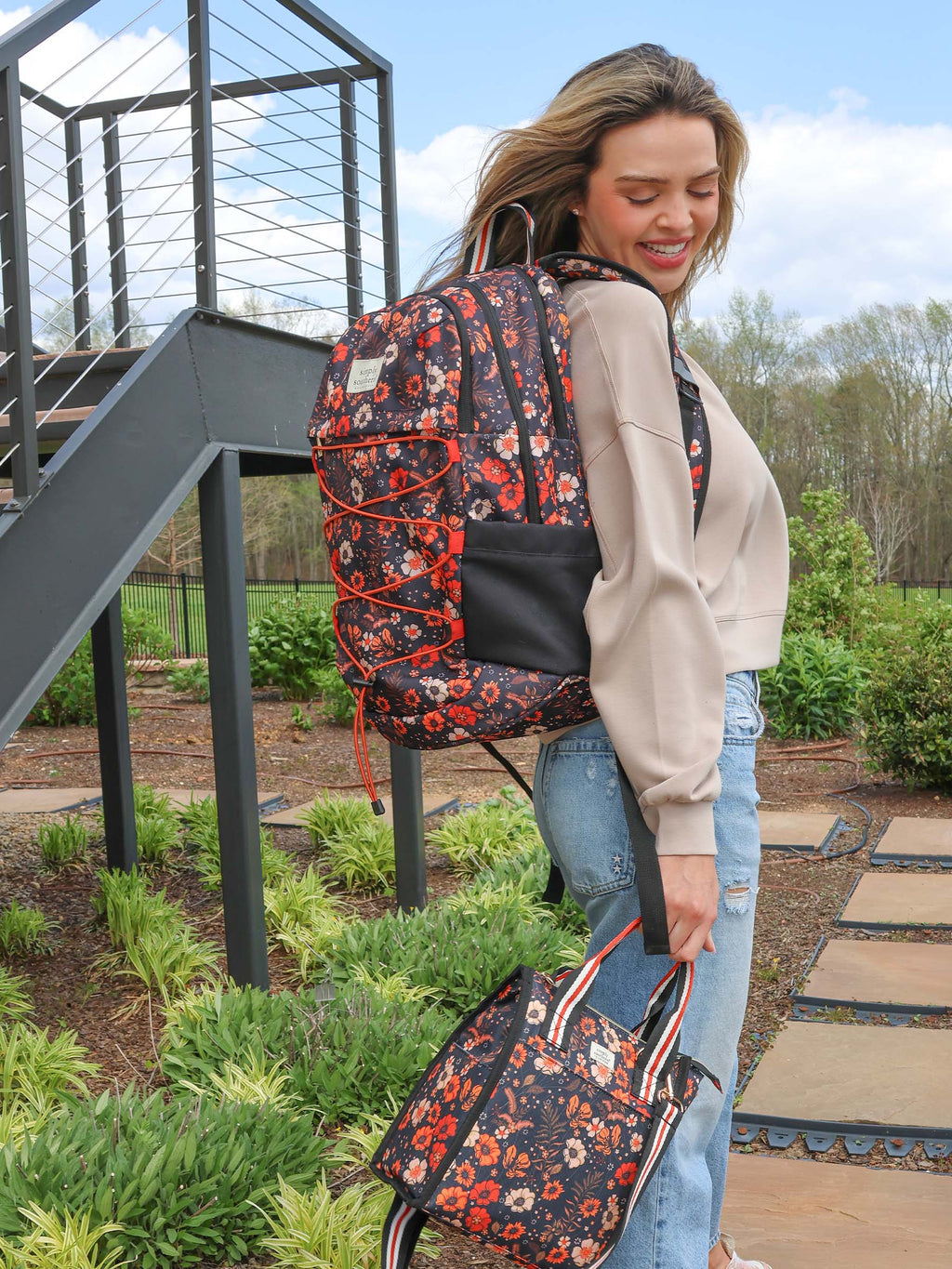 Simply Southern Preppy School Utility Backpack - Adult & Kids T-Shirts, Sweatshirts & Hoodies apparel design preview 1