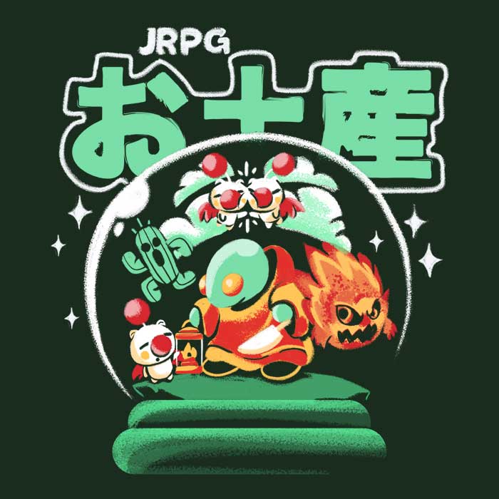JRPG Fantasy Souvenir - Adult & Kids T-Shirts, Sweatshirts & Hoodies apparel design preview 2