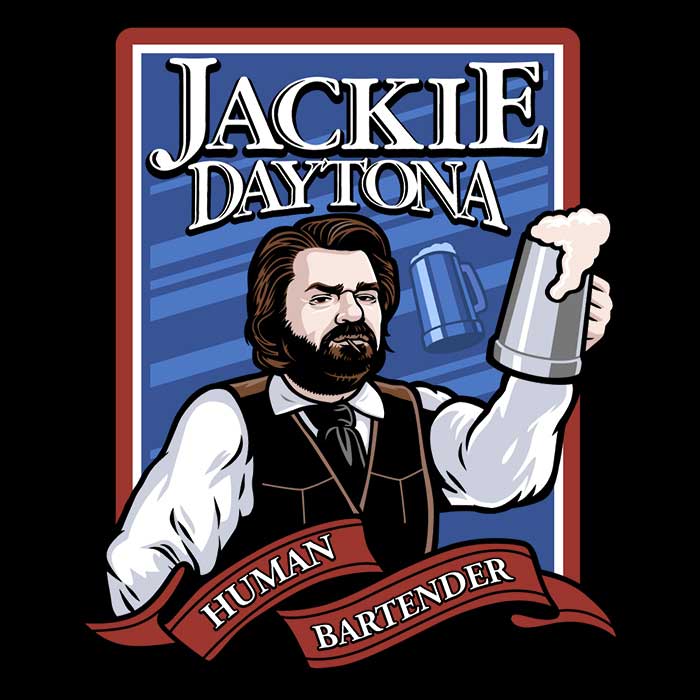 Jackie Daytona Men's Apparel - Adult & Kids T-Shirts, Sweatshirts & Hoodies apparel design preview 2