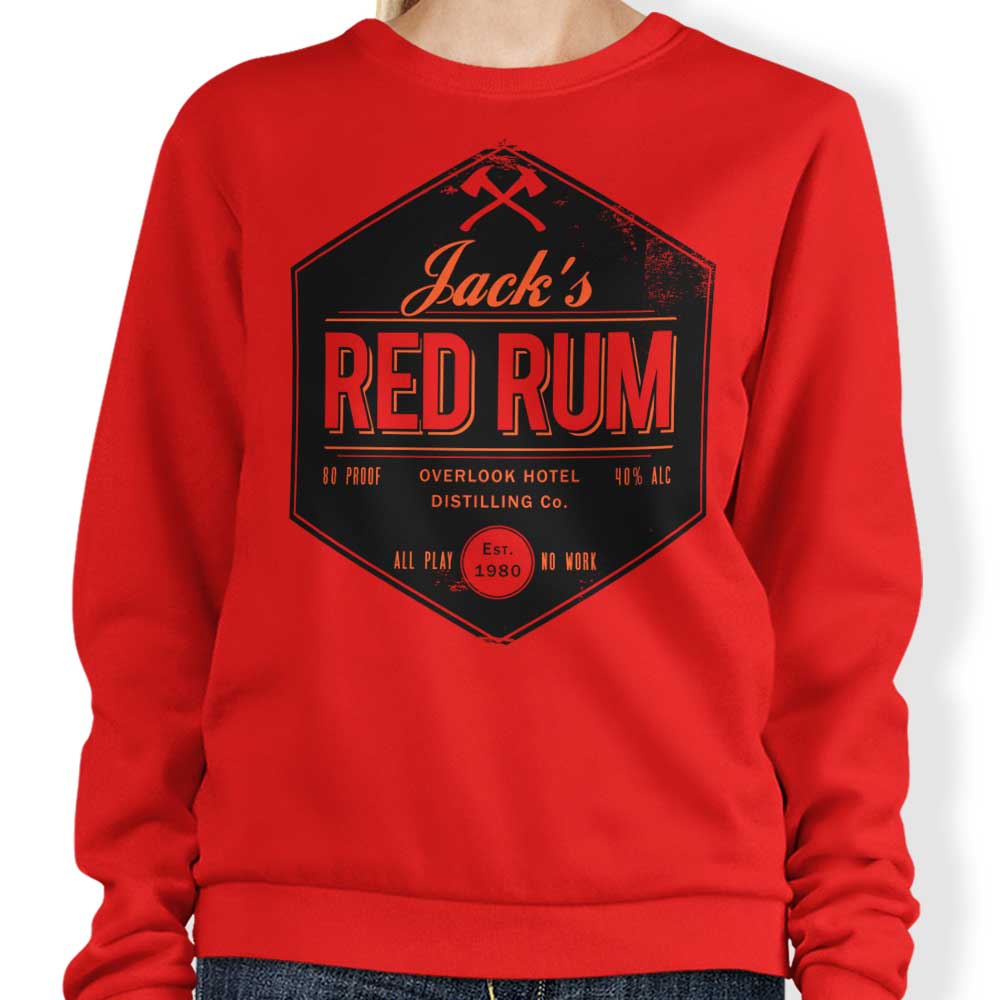 Jack's Red Rum - Adult & Kids T-Shirts, Sweatshirts & Hoodies apparel design preview 1
