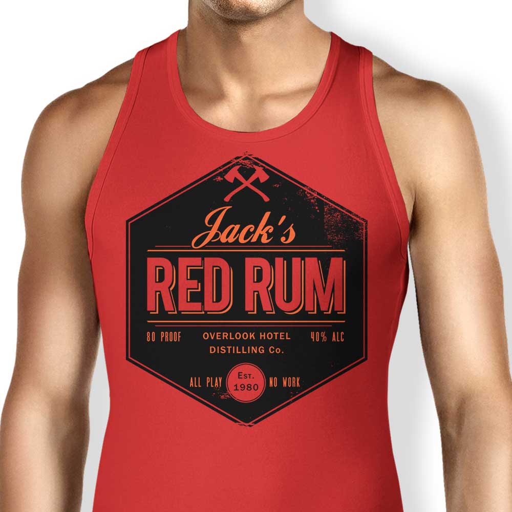 Jack's Red Rum Tank Top - Adult & Kids T-Shirts, Sweatshirts & Hoodies apparel design preview 1