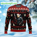 Jason Voorhees Friday 16Th Ugly Christmas Sweater product image