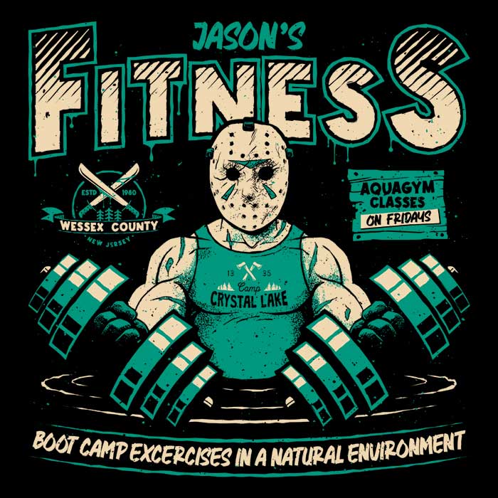 Jason's Fitness - Adult & Kids T-Shirts, Sweatshirts & Hoodies apparel design preview 2