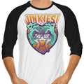 Jinkies 3/4 Sleeve Raglan - Adult & Kids T-Shirts, Sweatshirts & Hoodies apparel design preview 1