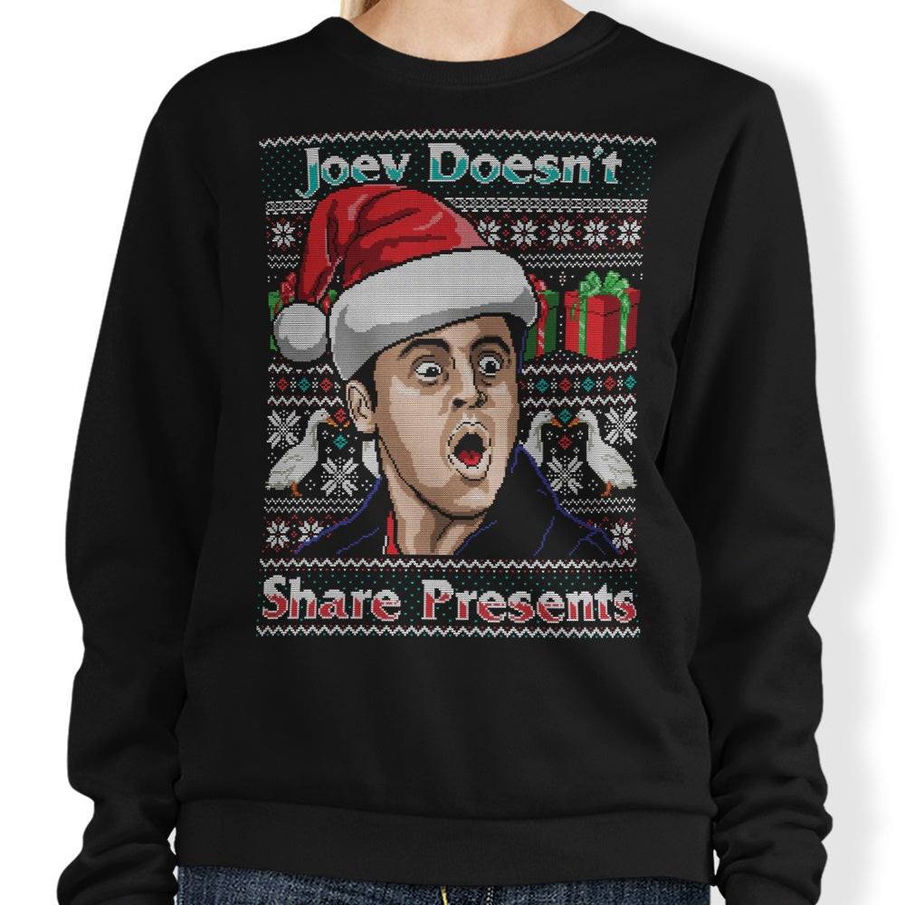 Joey Doesn't Share Sweater - Adult & Kids T-Shirts, Sweatshirts & Hoodies apparel design preview 1