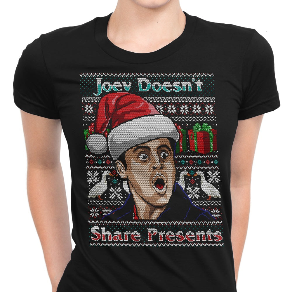 Joey Doesn't Share Sweater Women's Apparel - Adult & Kids T-Shirts, Sweatshirts & Hoodies apparel design preview 1