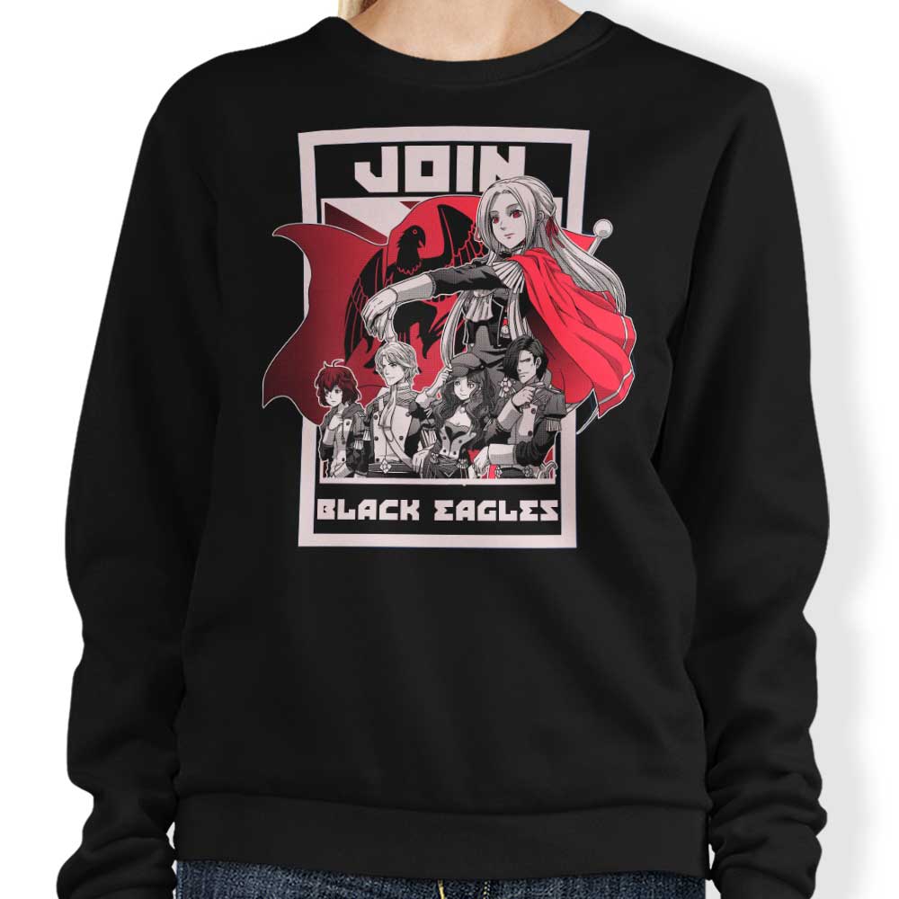 Join Black Eagles - Adult & Kids T-Shirts, Sweatshirts & Hoodies apparel design preview 1