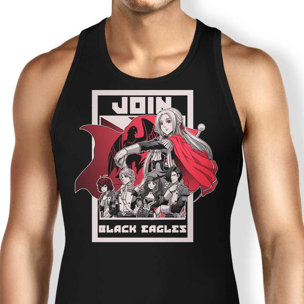 Join Black Eagles Tank Top - Adult & Kids T-Shirts, Sweatshirts & Hoodies apparel design preview 1