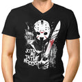 Join Me in the Woods Men's V-Neck - Adult & Kids T-Shirts, Sweatshirts & Hoodies apparel design preview 1